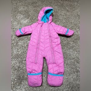 3-6 month baby girls snowsuit